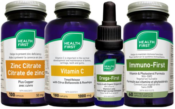Influenzacsomag (Cink-citrát, C-vitamin 1000 mg 60 db-os, Orega-First, Immuno-First)